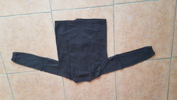 Gilet garçon 5 ans gris foncé Kiabi - photo numéro 6