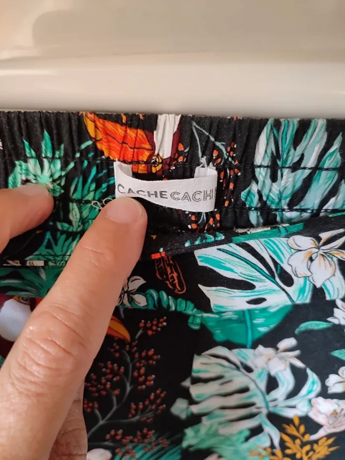 Pantalon palazzo fleuri s/m - photo numéro 9
