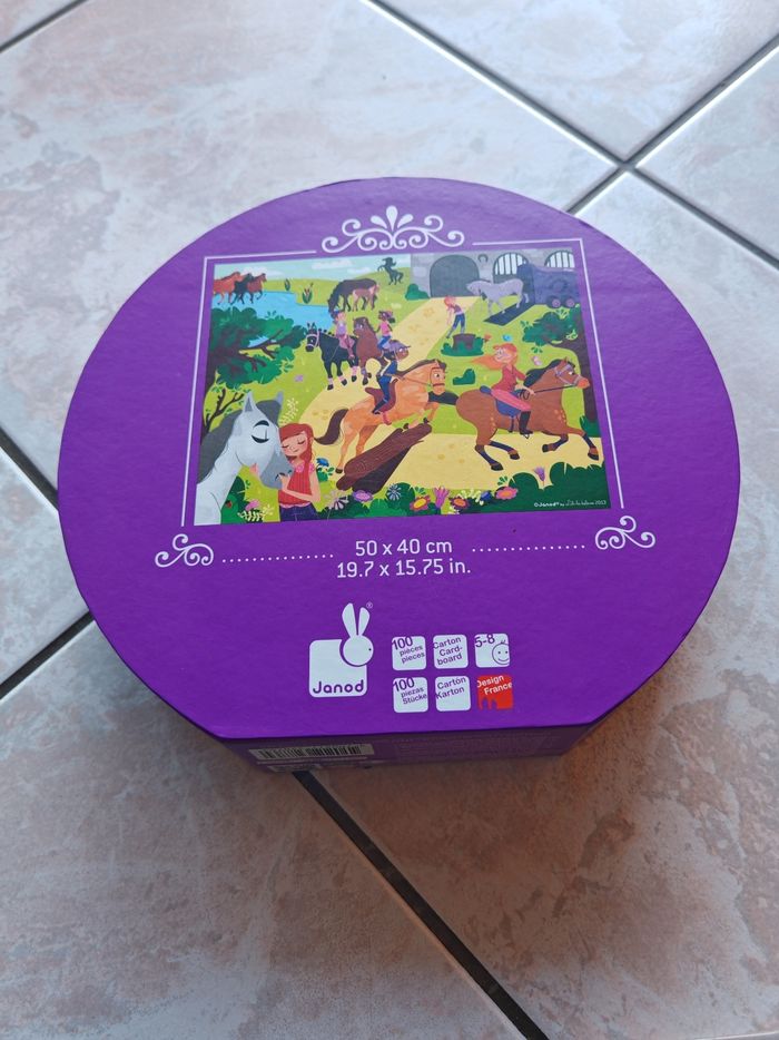 Puzzle équitation Janod 100 pièces - photo numéro 3