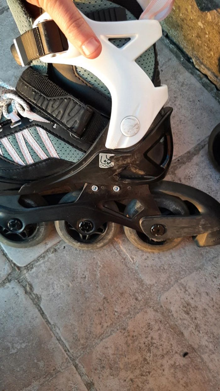 Roller fille taille réglable T32 à T35 - photo numéro 5