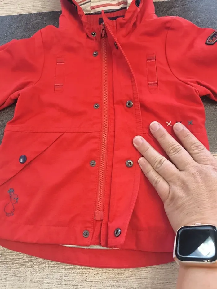 Parka coupe-vent garçon 12 mois sergent major - photo numéro 9