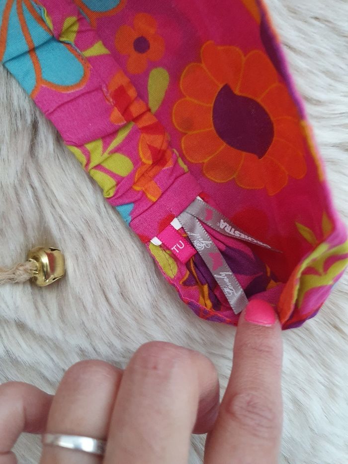 Bandeau fushia a fleurs orchestra - photo numéro 3