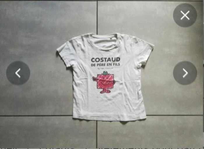 T shirt monsieur madame 8 ans