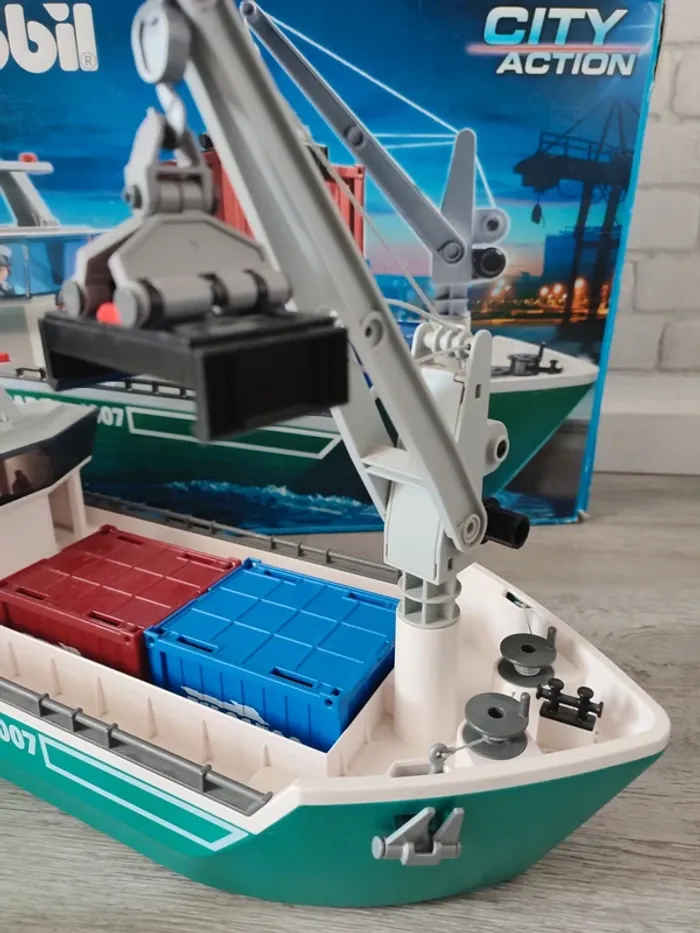 Playmobil 5253 – Cargo avec grue de chargement - photo numéro 7