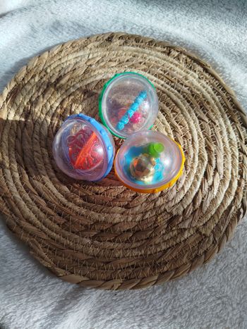 Balles sensorielles pour le bain