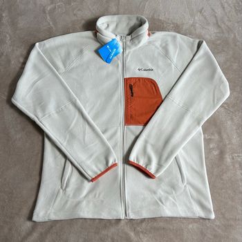 Polaire Columbia rapid expedition II blanc orange  taille XL