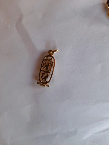 Pendentif plaqué or