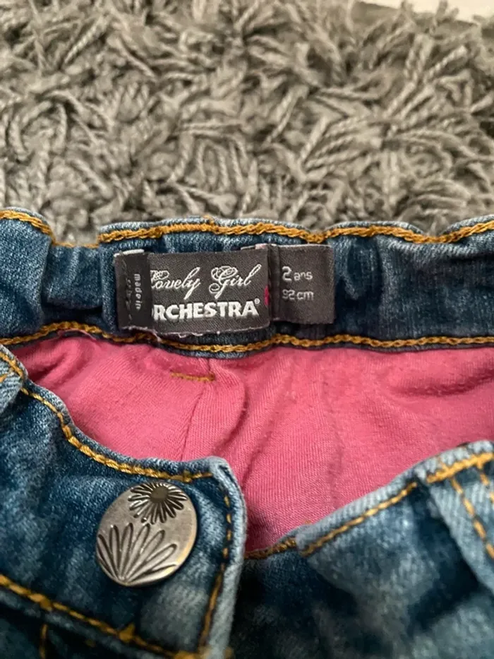 Lot de 4 jeans fille 2 ans 23/24m - photo numéro 6
