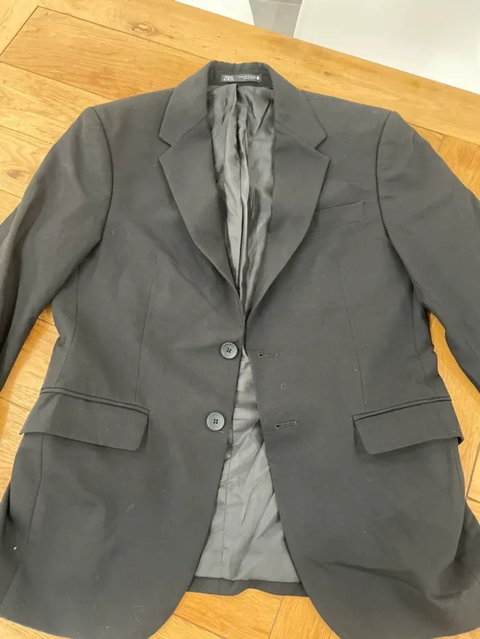 Blazer noir Zara homme - photo numéro 5