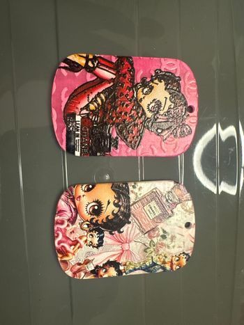 Lot de 2 plaques percé 