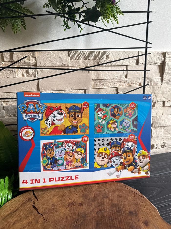 4 puzzles évolutifs pat patrouille à partir de 3ans