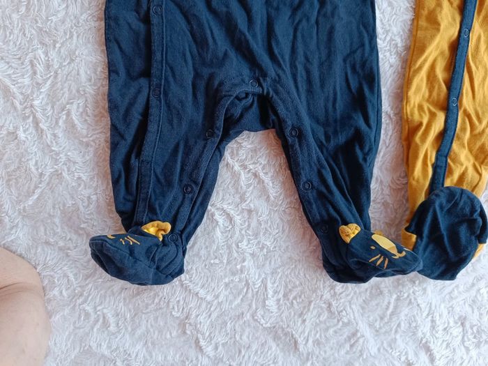 Lot de 2 pyjamas léger été Garçon 6 mois Tigre hello Tiger explorer Orchestra 100% coton - photo numéro 5