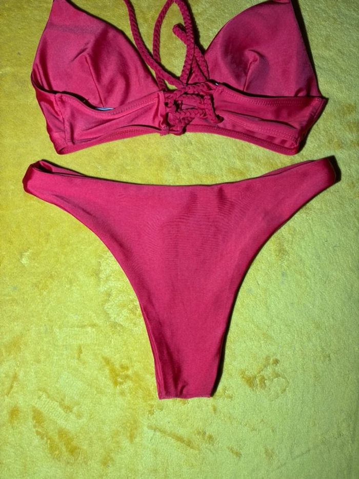 Lot 2 bikini rouge et blanc Taille S/36 - photo numéro 5