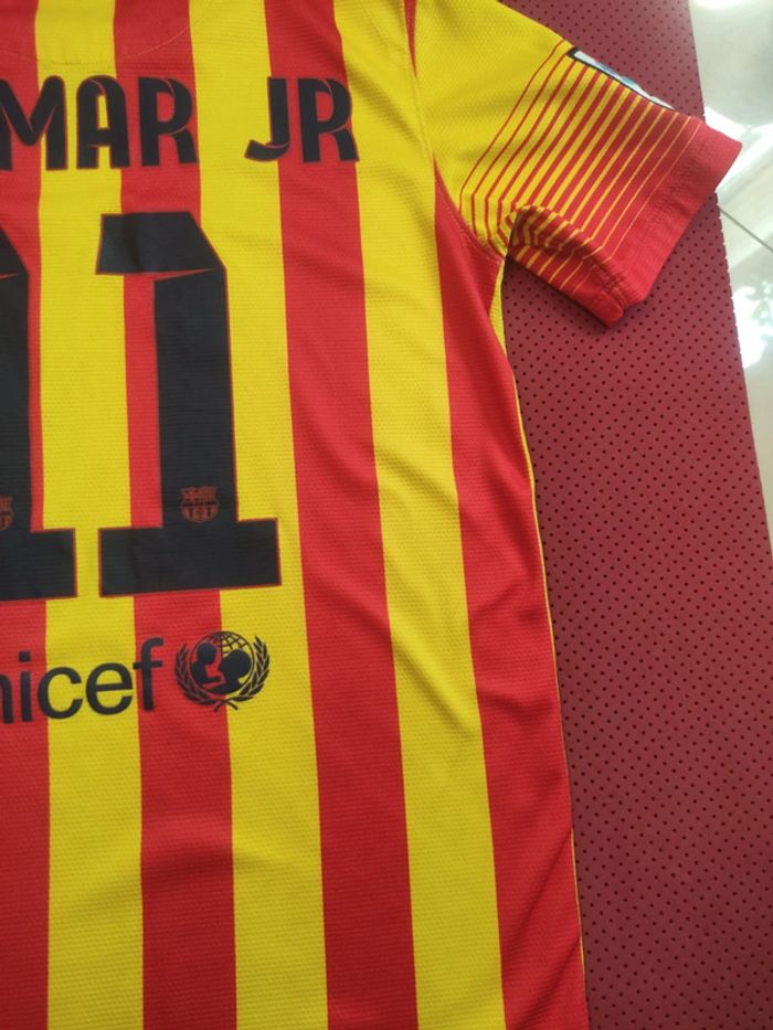 Maillot de foot Neymar FC Barcelone, Nike Authentique Officiel taille enfant 12/13 ans - photo numéro 16