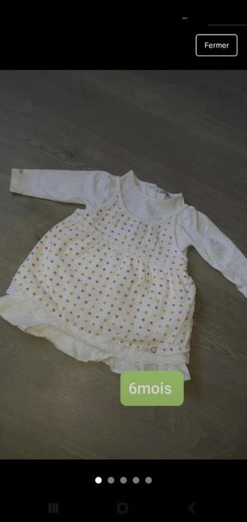 Robe 6mois fille