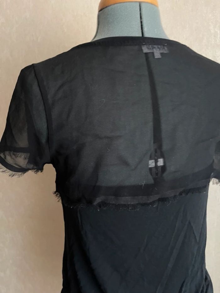 Top bi-matière fluide blouse t shirt 36 - photo numéro 6
