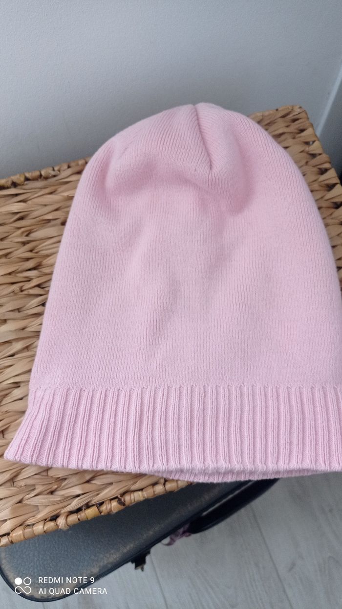 Bonnet en laine rose Fila tbe - photo numéro 2