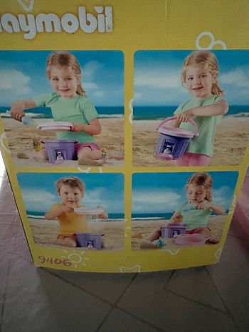 Seau de plage Playmobil neuf 