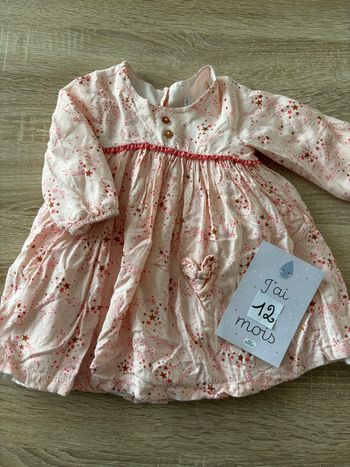 Robe rose étoiles Orchestra t.12m