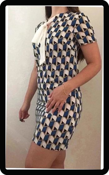 Robe droite bleue Lili & Lala taille S