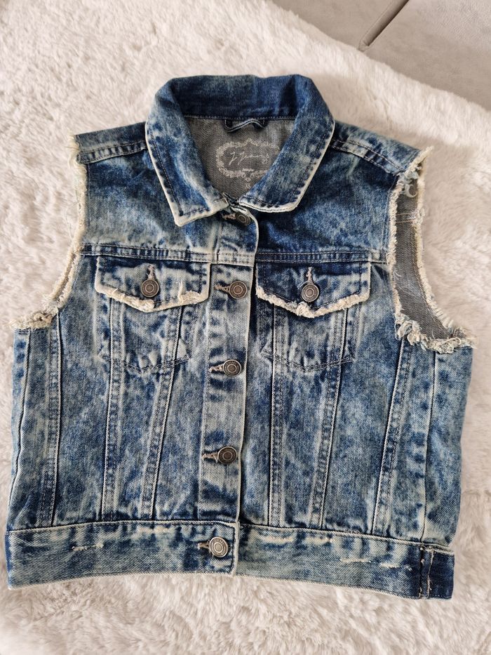 Gilet sans manche jeans Jennyfer
