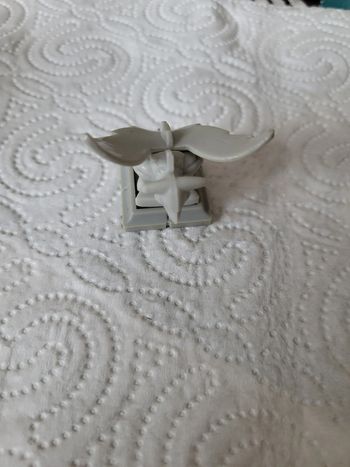 Figurine gargouille grise