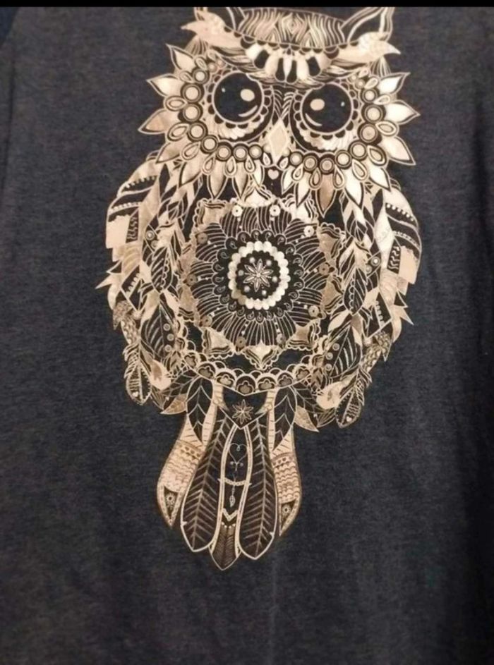Tee-shirt  chouette - photo numéro 3