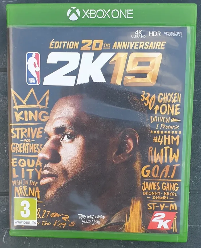 Jeu NBA 2K19