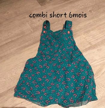 Combinaison short 6mois dpam