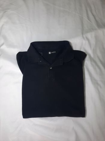 Polo homme Decathlon INESIS noir - Taille L