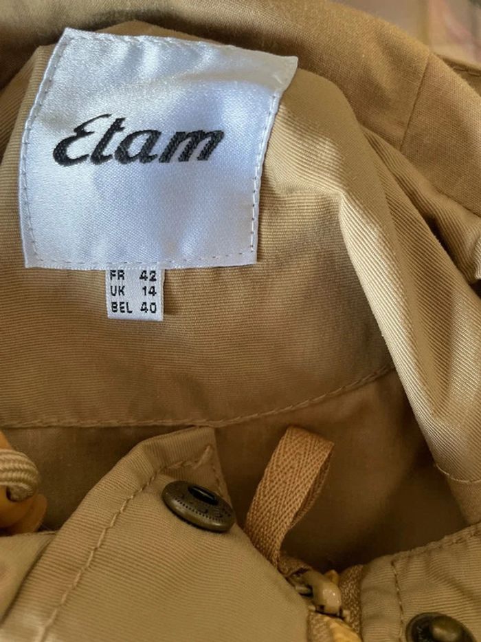 vetements d'exterieur Etam marron taille 42 - photo numéro 3