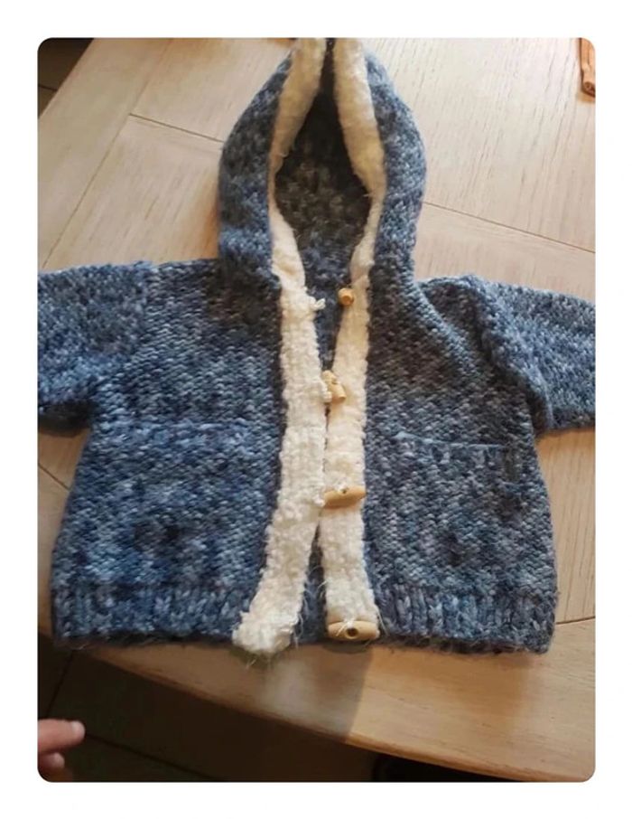 Manteau laine garçon