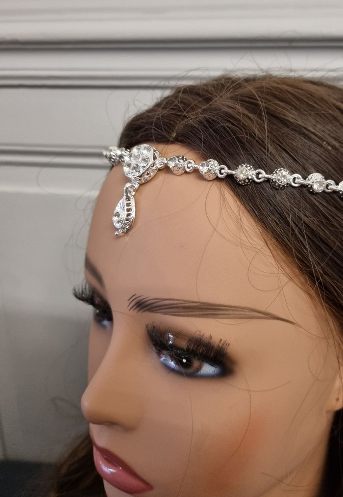 Bijou de tête algérien argenté "Khit El Rouh" - photo numéro 2