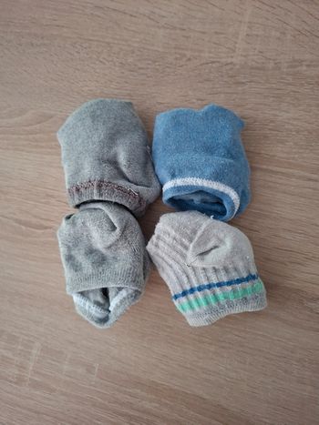 Lot de 4 paires de chaussettes basses 31/34