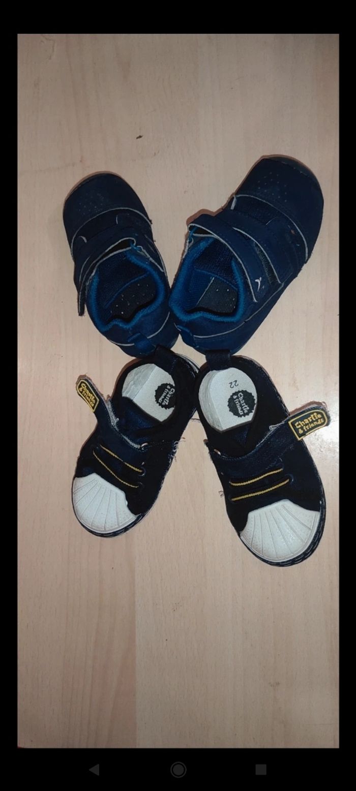 Lots chaussures bébé taille 22 - photo numéro 3