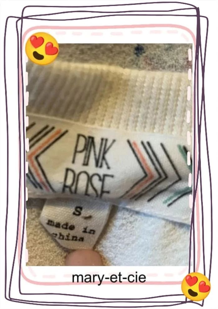 SOLDÉ - Blouse manches courtes taille S - pink rose - photo numéro 6