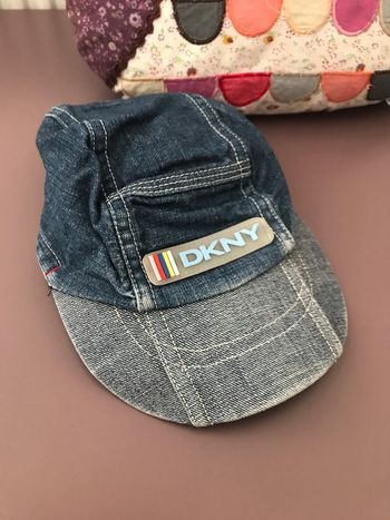 Casquette jean Dkny baby 3/6 mois