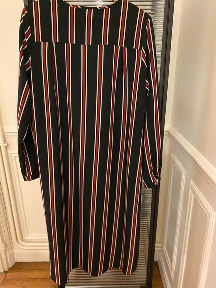 Robe à rayures manches longues et taille L marque Lulu Love - photo numéro 3