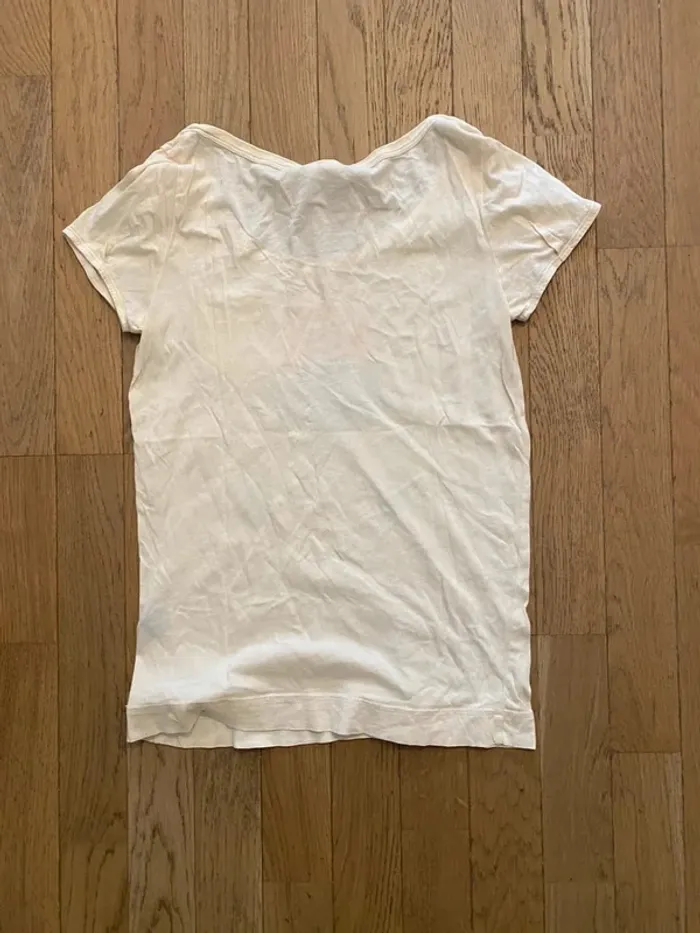 T-shirt beige motif soleil Marc by Marc Jacobs taille S - photo numéro 7