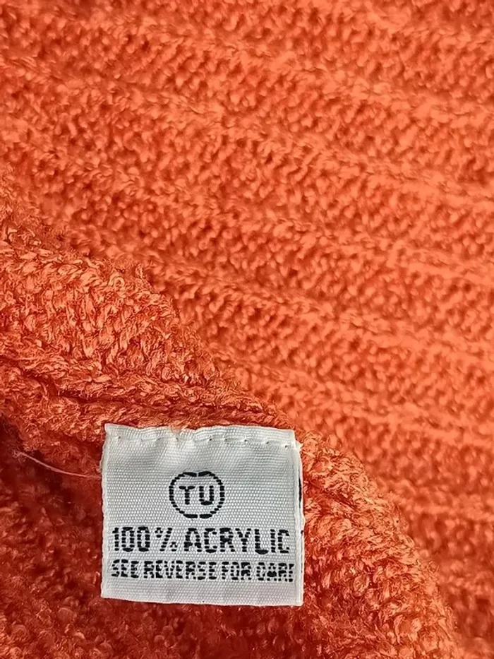 .pull long col roulé Renatto Bene orange Taille unique - photo numéro 7