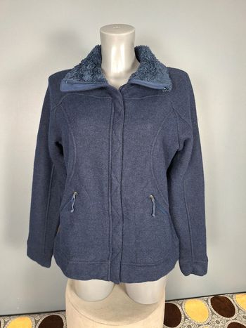 Veste the north face femme / taille M / bleu / brodé