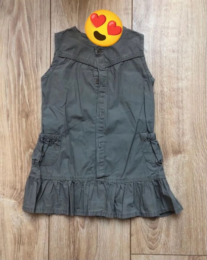 Robe kaki 18mois Tissaia - photo numéro 2