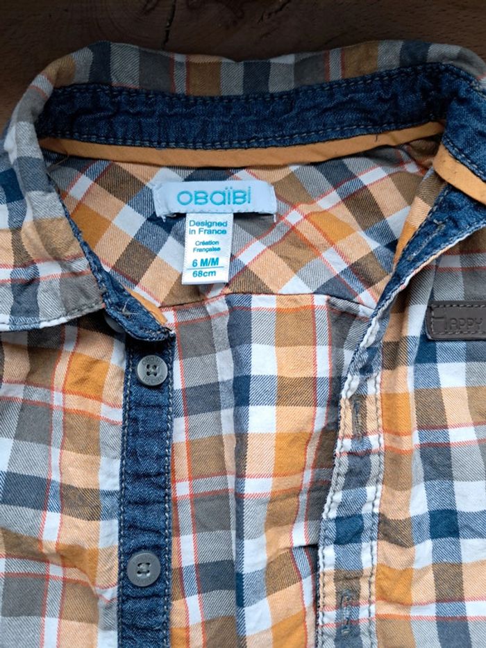 Chemise 6 mois Obaibi - photo numéro 2