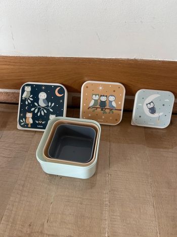 3 boîtes déjeuner neuves