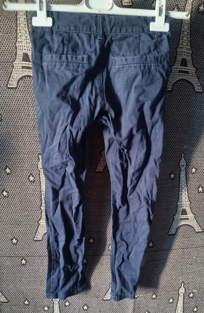 Pantalon chino marine regular fit 8ans - photo numéro 2