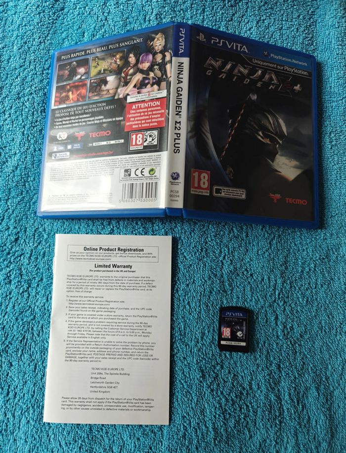 PsVita Ninja gaiden sigma 2 plus
