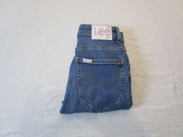 Jean femme LEE coupe Skinny High Rise Taille 36 W26 L29 Bleu (J260) - photo numéro 9