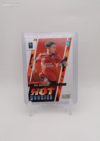 Carte Panini score Ligue 1 2022-23 Rookie Card HOT ROOKIES Adil Aouchiche n°18.