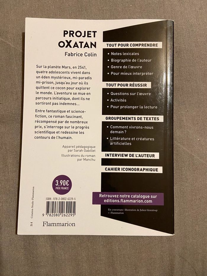 Livre Projet oxatan - photo numéro 2