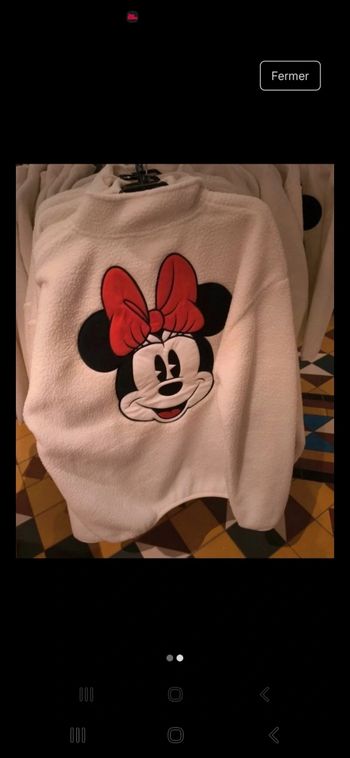 Polaire minie polaire disneyland paris neuf